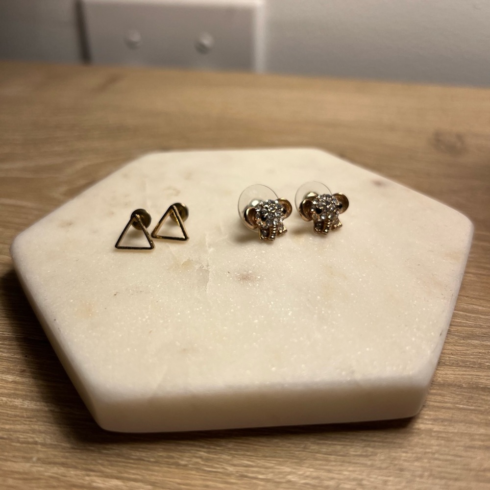 2 Pairs of Earrings Bundle